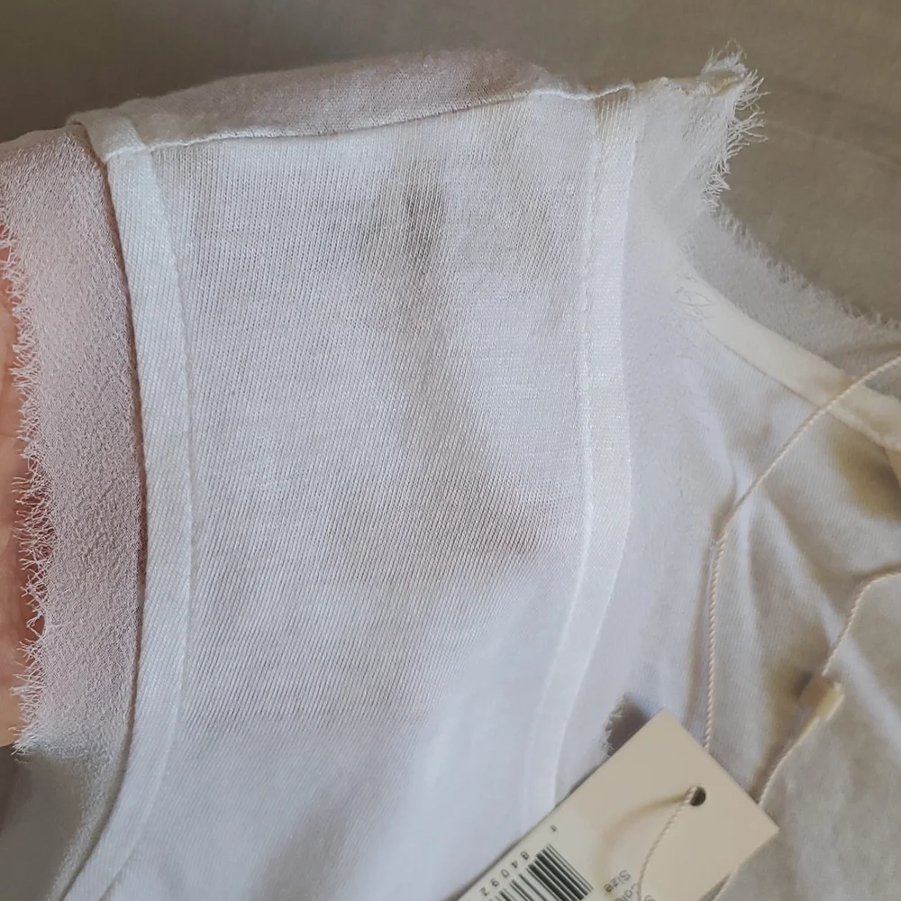 COPY - Rebecca Taylor White 'Jenna' Tank - Picture 10 of 11